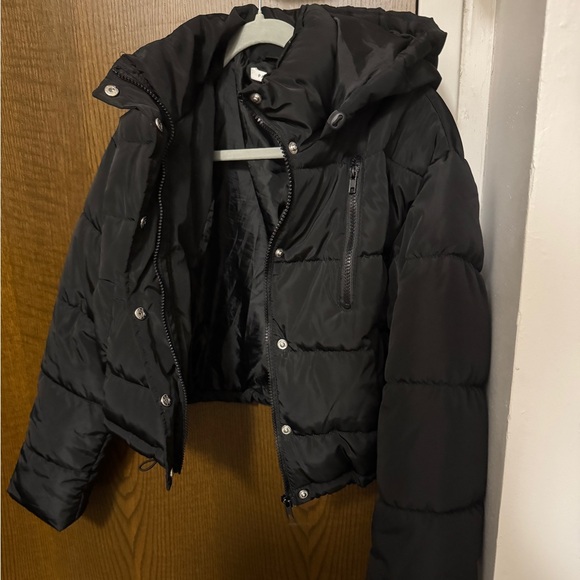 PacSun Black Puffer Jacket - Picture 2 of 2
